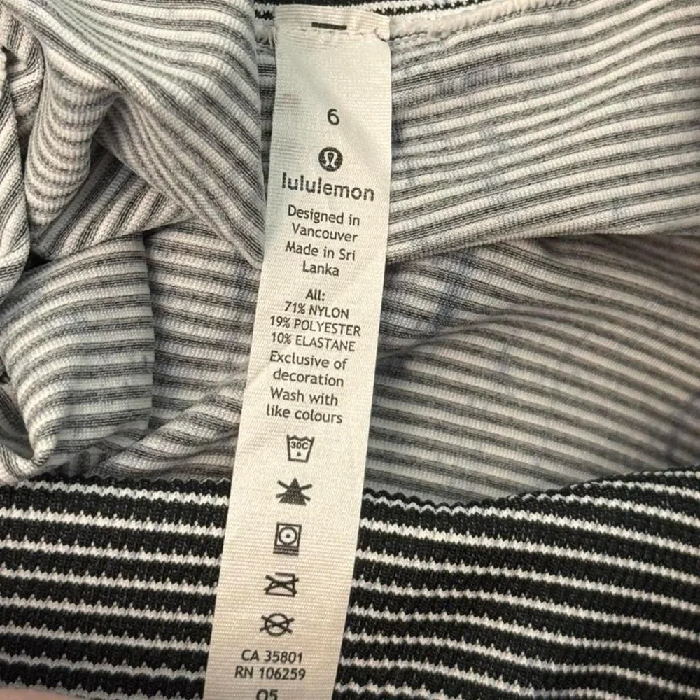 Lululemon Ebb To Train Women’s Leggings Marbled Size 6 Yoga Pilates Workout - Picture 3 of 4